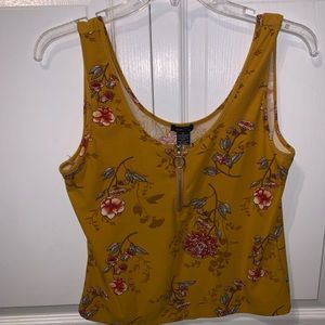 Zip down women’s top